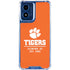 Clemson University Tigers Est 1889 Orange Moto G 5G (2024) Clear Case